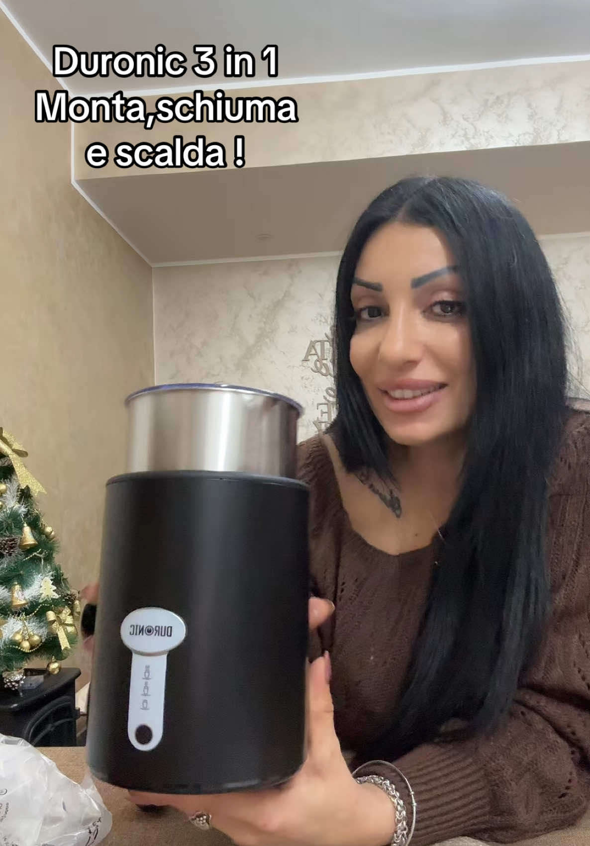 TikTok post by @selvaggia84 for Duronic. Caption reads: @Duronic .