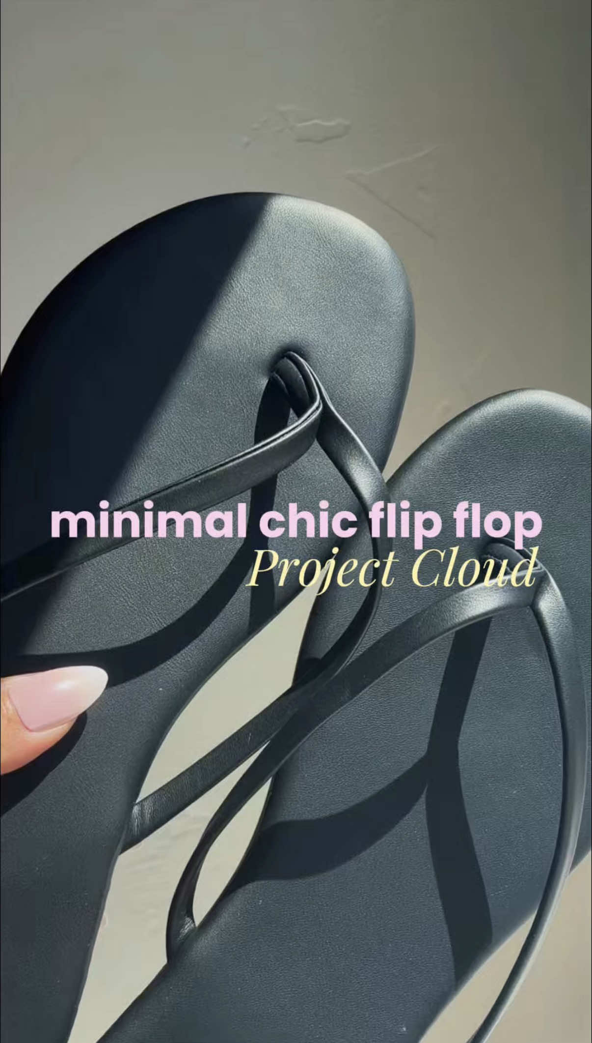 TikTok post by @karenblanco_ for Project Cloud. Caption reads: [...] are actually comfortable ☁️🤎 These Project....