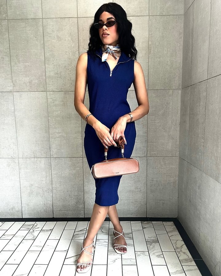 Instagram post by an influencer for Amazon Fashion. Caption reads: [...] (vintage) Bracelets: @amazonfashion & @esty....