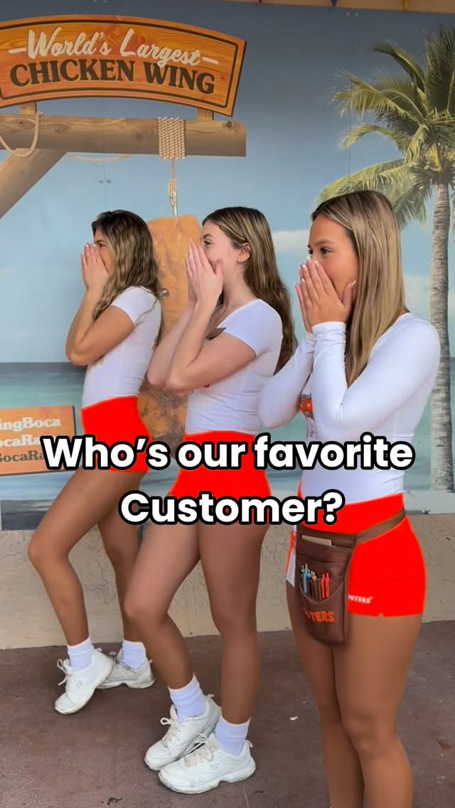 Instagram post by @uncensoredmiami305 for Hooters. Caption reads: It’s obvious, isn’t it? 
Come on over, the party....