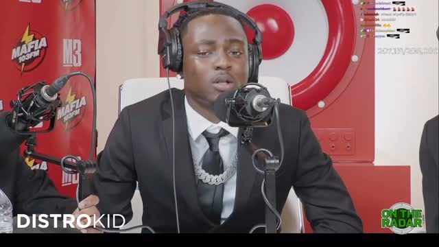 Instagram post by @ontheradarradio for DistroKid. Caption reads: @41world__ __ X @ontheradarradio live on Mafiathon....