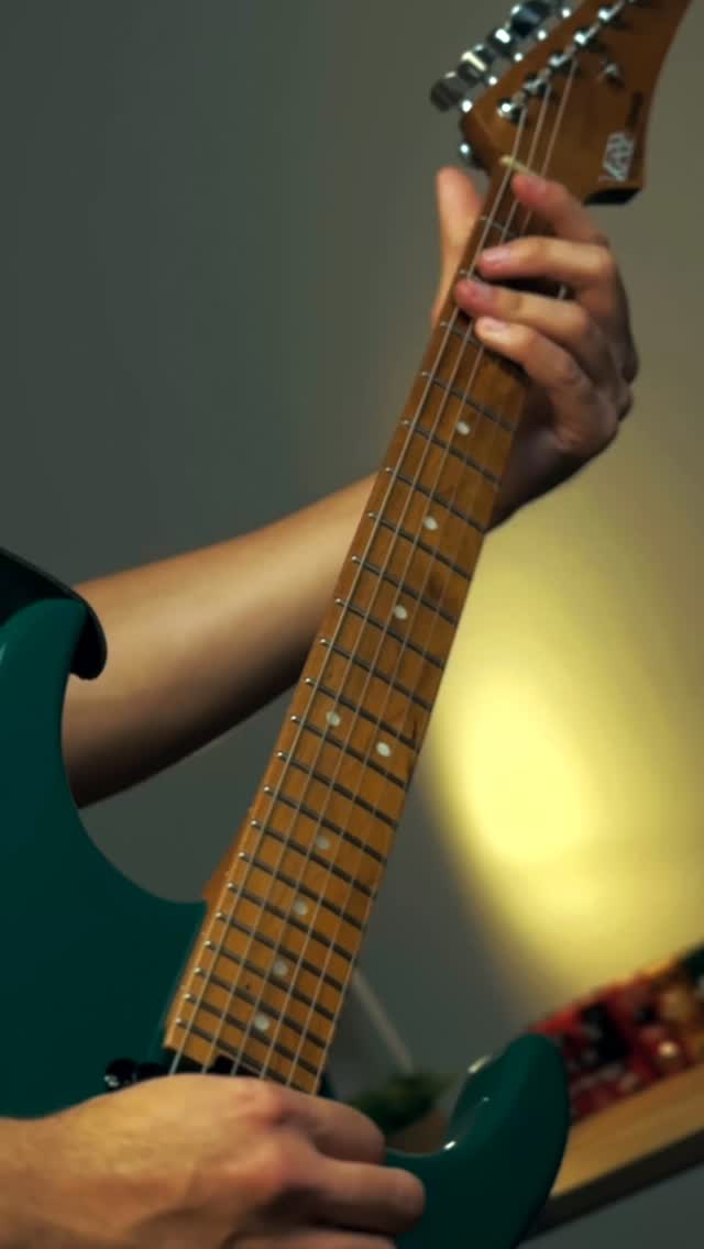 Instagram post by @ikalinovmusic for DonnerMusic. Caption reads: Never Say Goodbye by Bon Jovi on the....