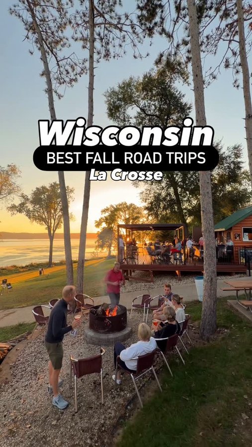 Instagram post by @bestdatefood for Travel Wisconsin. Caption reads: Fall has arrived, and that means it’s the perfect....