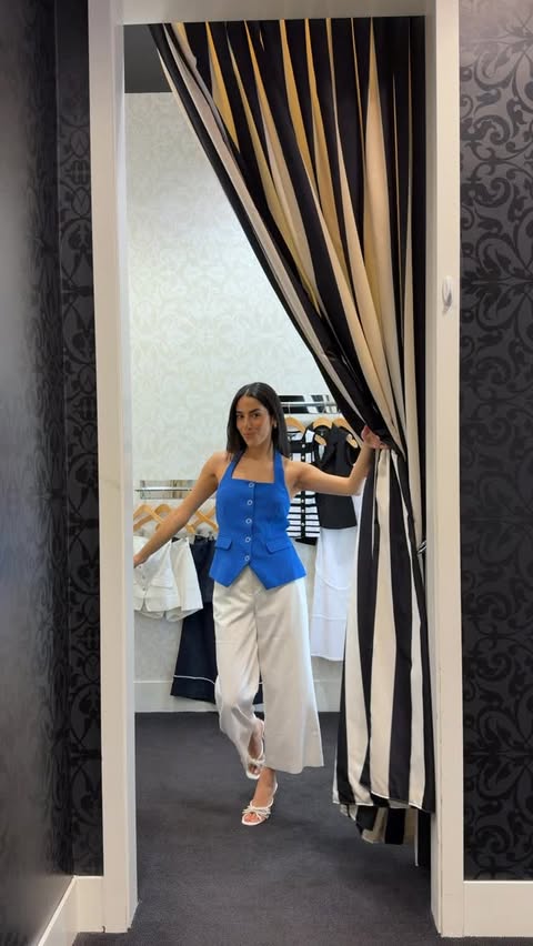 Instagram post by @alondrapriscilla for White House Black Market. Caption reads: @whbm just released a new collection and it is....