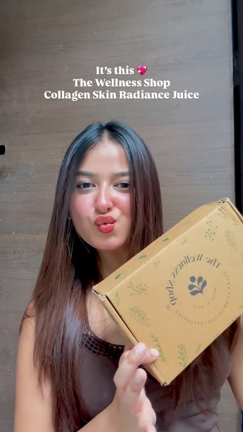 Instagram post by @shehnazkhannam_ for The Wellness Shop. Caption reads: [...] little addition to my routine - The Wellness....