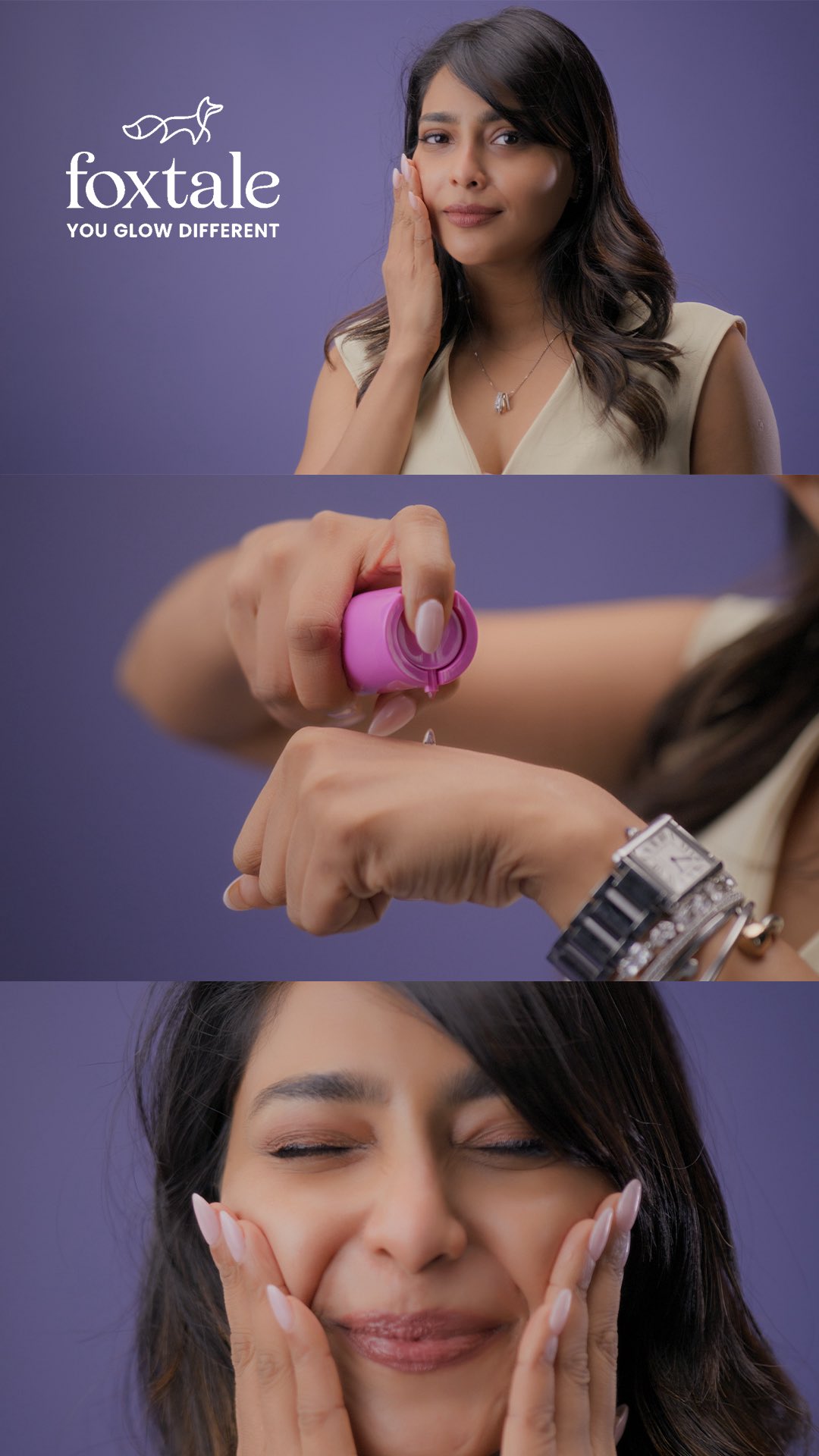 Instagram post by @aishu__ for Foxtale. Caption reads: #AD 

Not all PR products make it to my shelf.......