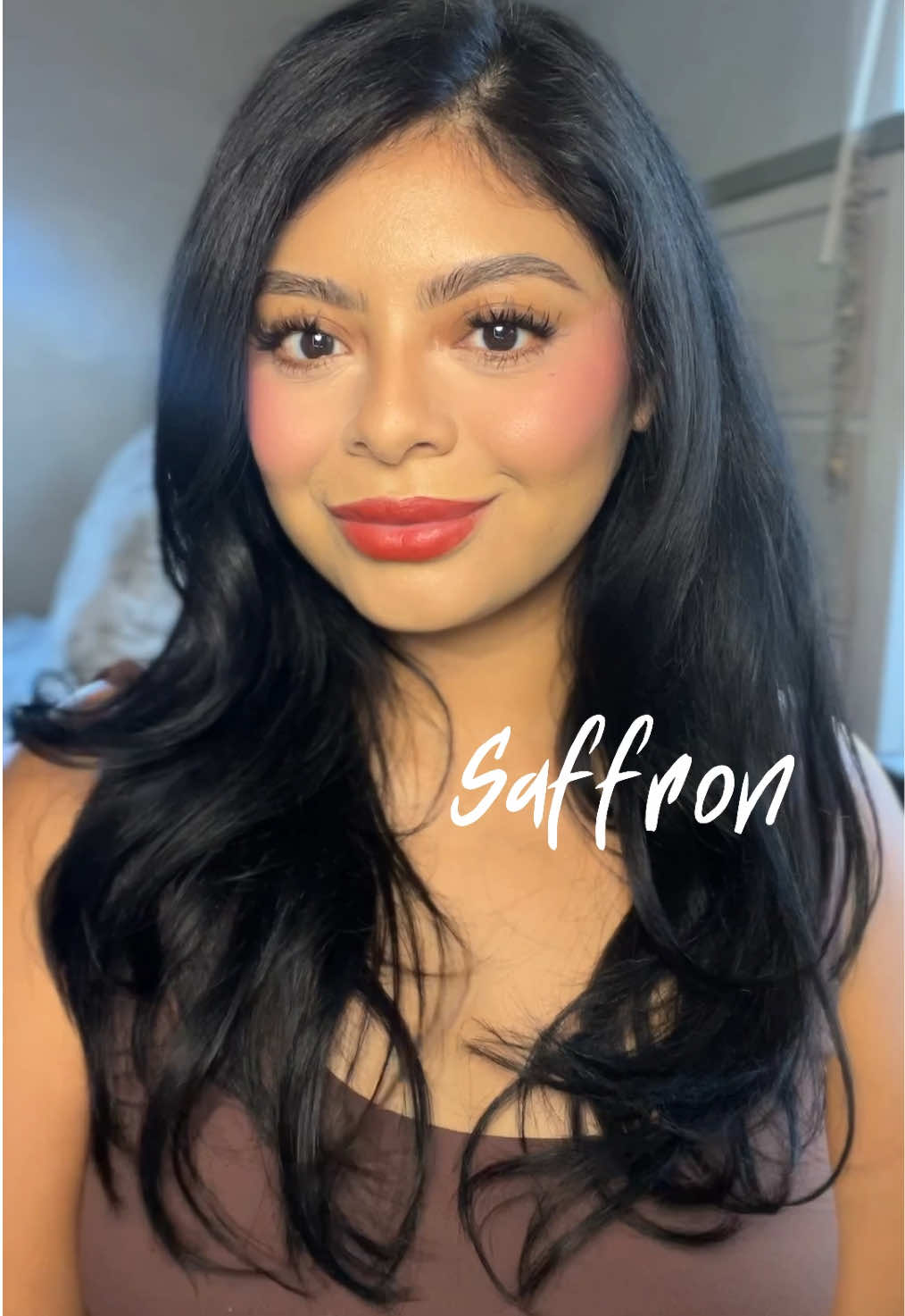 TikTok post by @rubytorres94 for HALEYS. Caption reads: [...] and soft these Matt lippies are 🥰 @HALEYS....