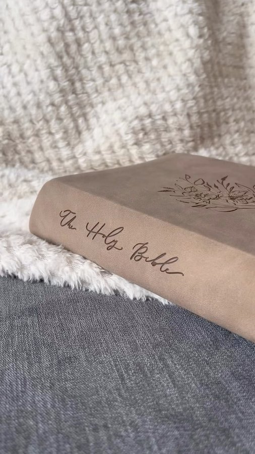 Instagram post by @messybiblepureheart for Hosanna Revival. Caption reads: My bible is back in stock!! Go to @hosannarevival....