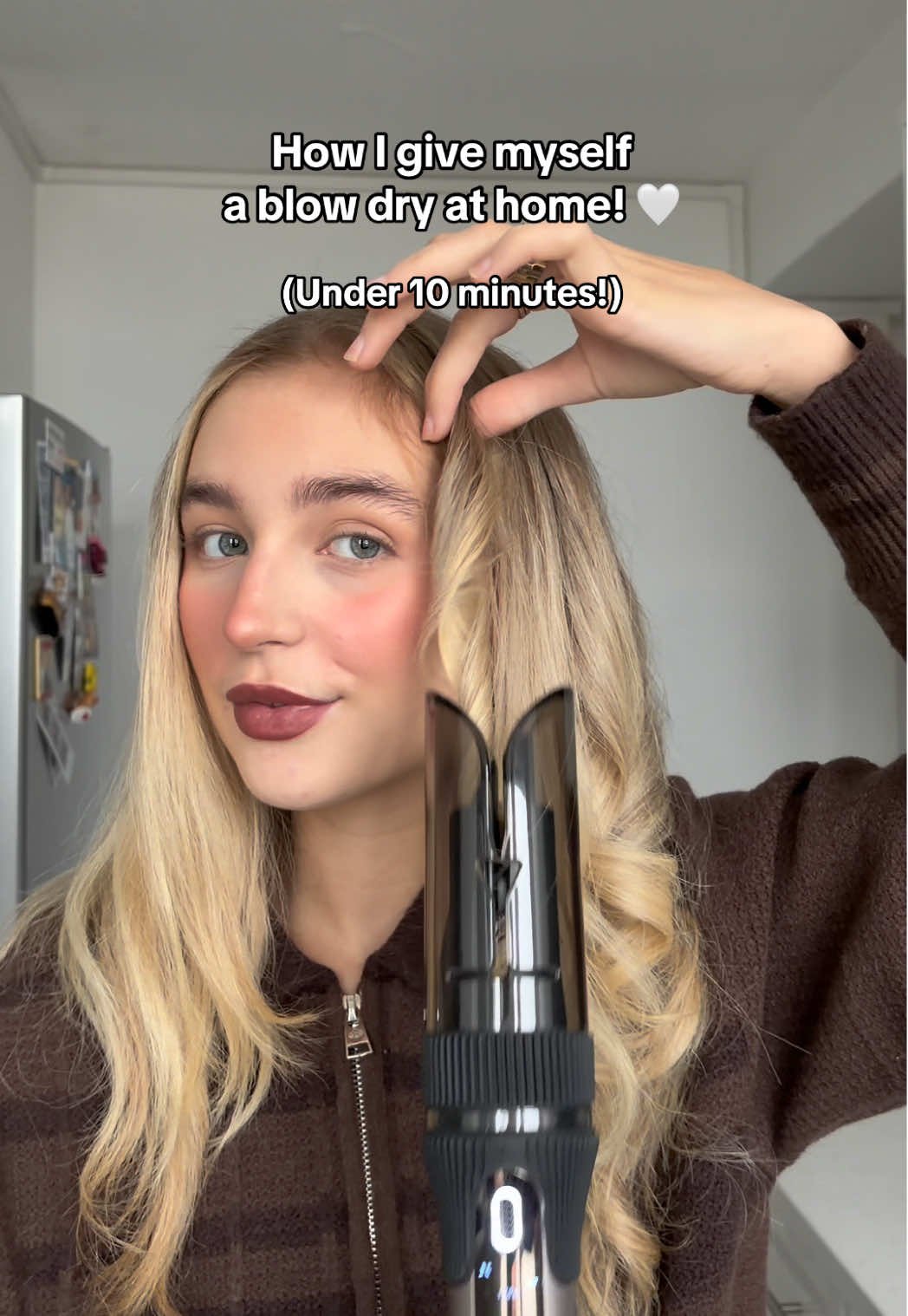 TikTok post by @graceshadrack2 for BaByliss. Caption reads: [...] bouncy blow dry under 10 minutes using....