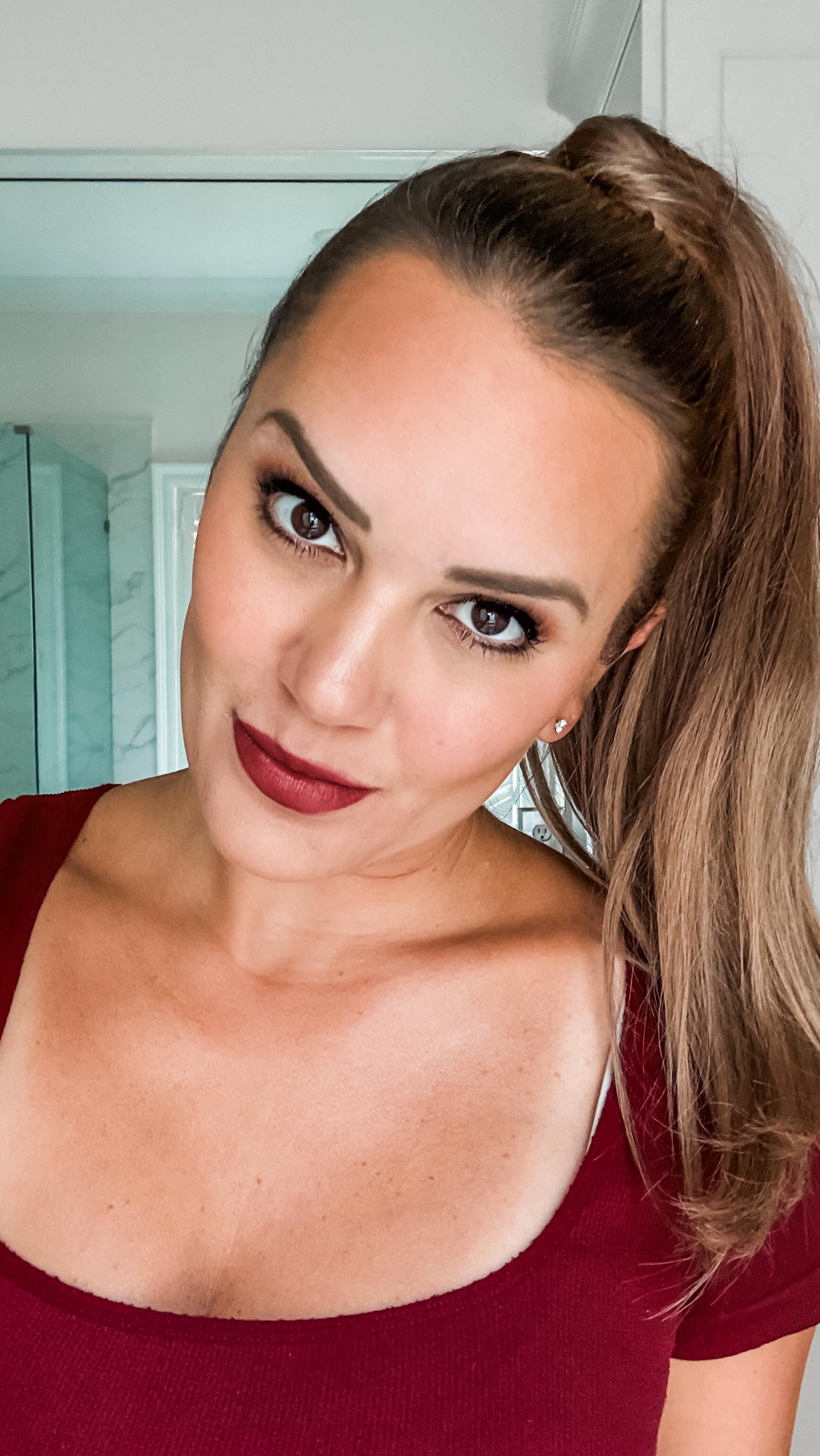 Instagram post by @alexandra.nicole for Luxy Hair. Caption reads: August is National Hair Loss Awareness Month, and....