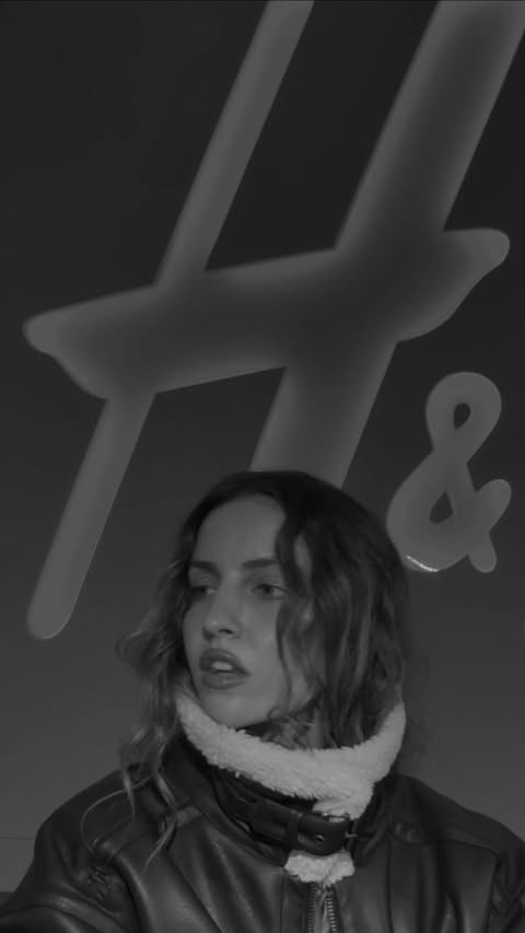 Instagram post by an influencer for H&M. Caption reads: [...] in Le Marais for the best @hm personalized....