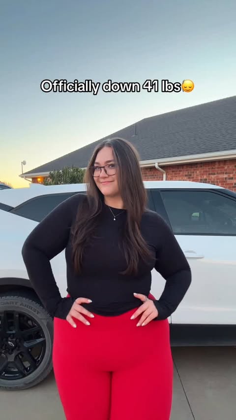 Instagram post by @kims.weightloss_journey for Join Amble. Caption reads: Officially down 41lbs thanks to @joinamble 🙂‍↕️🤝....