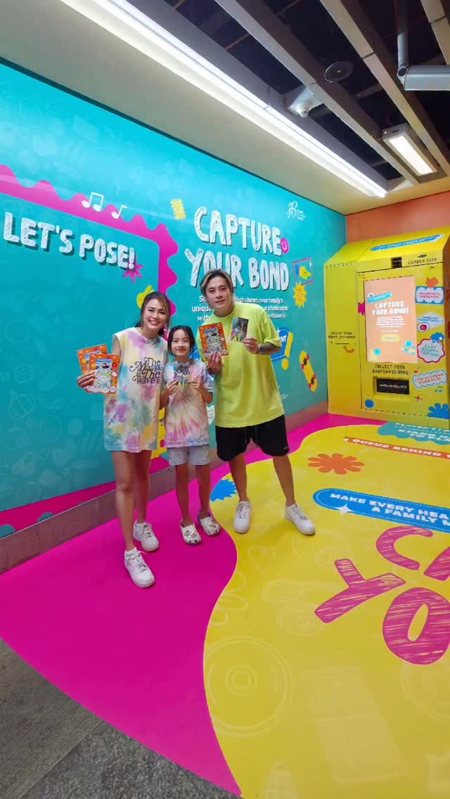 Instagram post by @thegenesisfamily for Health Promotion Board. Caption reads: We found a fun surprise at Serangoon MRT! 🥰....