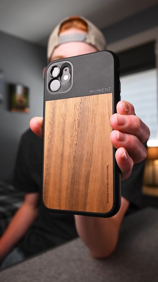 Instagram post by @lifebythecam for Moment. Caption reads: Hands down the best PHONE CASE out there 📱 Here....