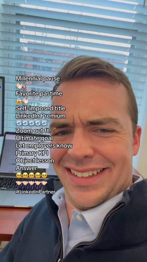 Instagram post by @sullyfinlay for LinkedIn. Caption reads: [...] wants you to zoom out and try @linkedin....