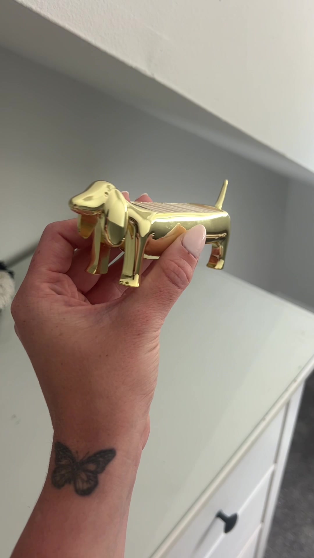 TikTok post by @danislifelens for Umbra. Caption reads: [...] #jewlery #ringholder #halleykatecore @Umbra....