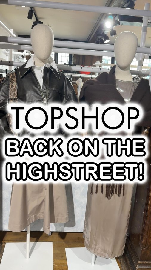 Instagram post by @ashleighmoneysaver for Liberty London. Caption reads: Topshop girlies, it’s happening 😭🖤
The pop-up at....