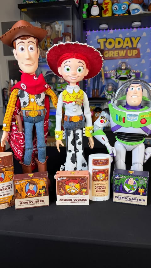 Instagram post by @todayigrewup for Dr. Squatch. Caption reads: I can smell like Woody now?? 🤠 @drsquatch....