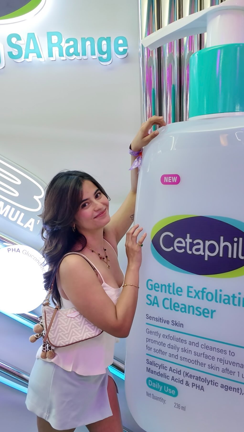 Instagram post by @shanice_1820 for Cetaphil. Caption reads: Nykaaland was fun, but Cetaphil was my real....