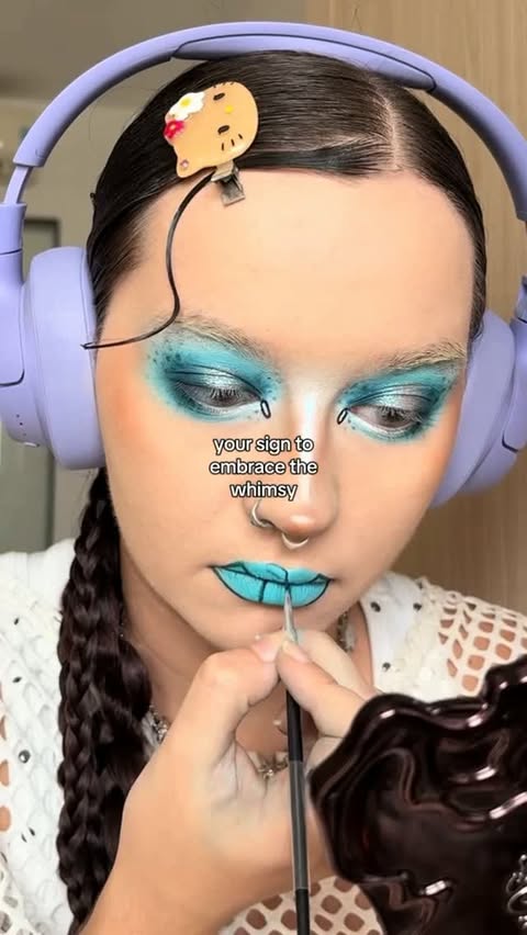 Instagram post by @fey.soya for BEAUTY BAY. Caption reads: [...] @lethalcosmetics SpongeBob palette....
