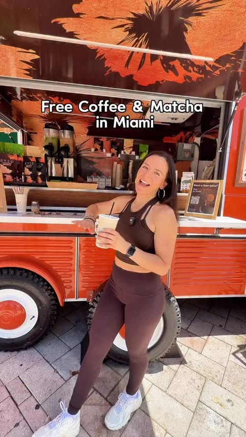 Instagram post by @alexandramartin_tv for RYZE SUPERFOODS. Caption reads: [...] and matcha in Miami #ad ☕️ 🍵....