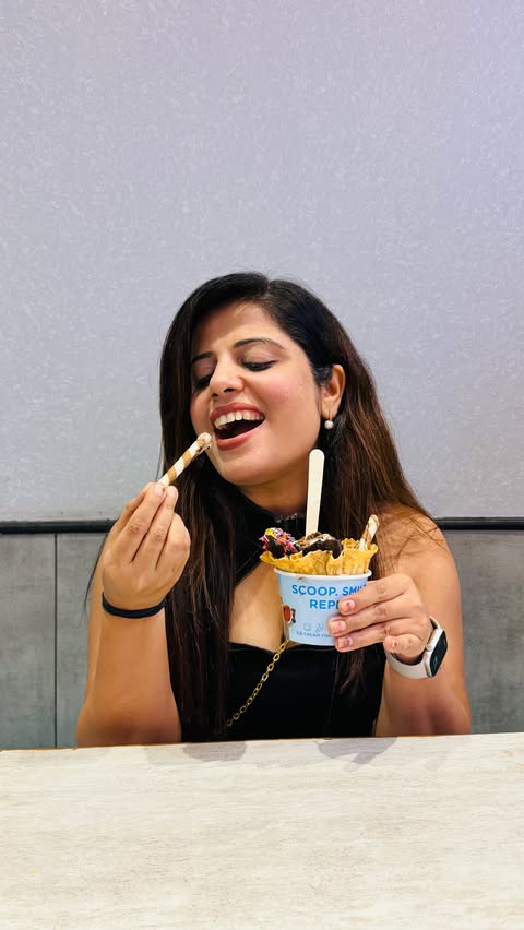 Instagram post by @roshni_raghani1 for Havmor. Caption reads: [...] 19th July is World Ice Cream Day. Aur Havmor....