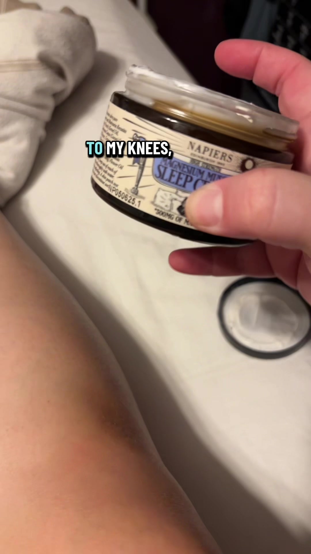 TikTok post by @clean2keepsane for Napiers. Caption reads: @Napiers The Herbalists to the rescue for my sore....