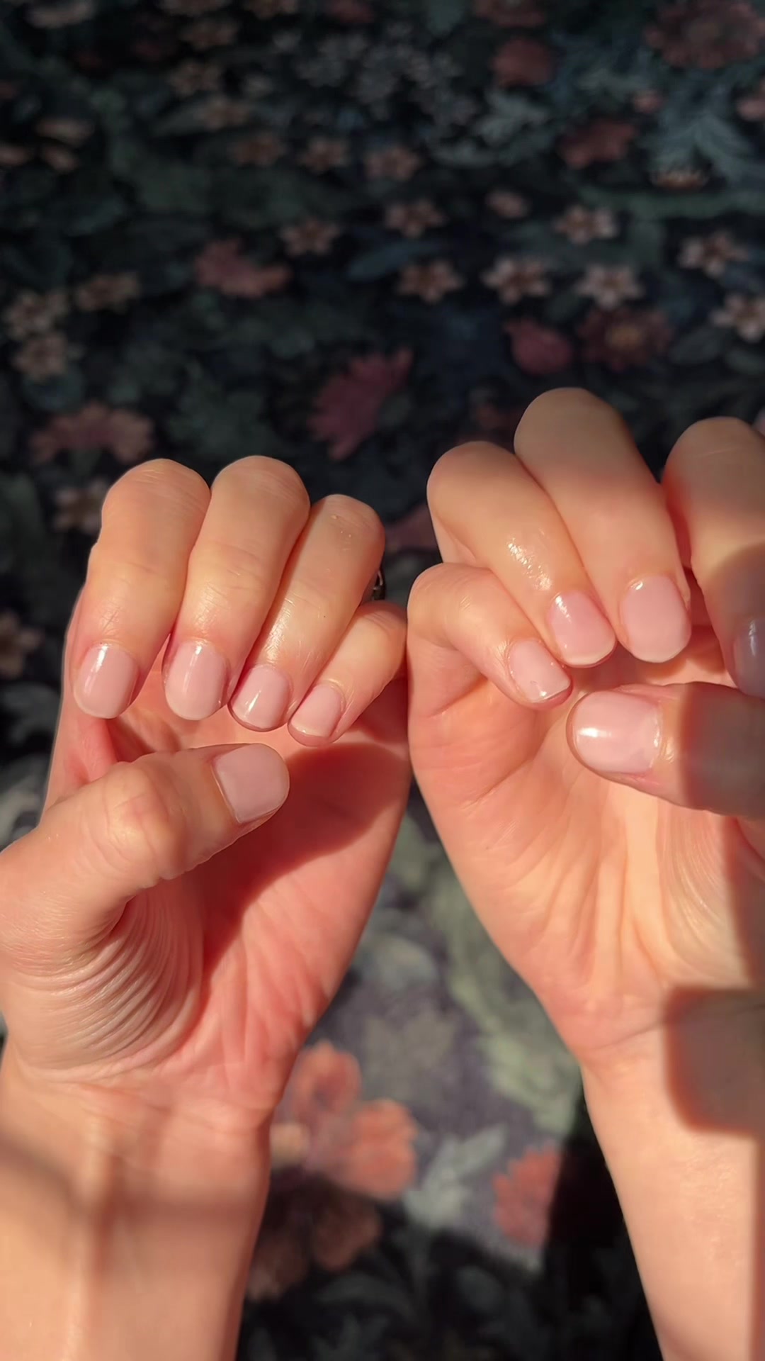 TikTok post by @devi.liane for Dazzle Dry. Caption reads: [...] at home high quality manicure 💅 @Dazzle Dry....
