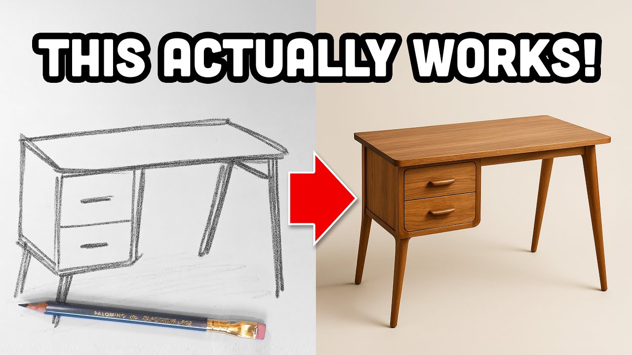 YouTube post by @MakeSomething for Procreate. Caption reads: How to Visualize Your Ideas (Even If You Can’t....