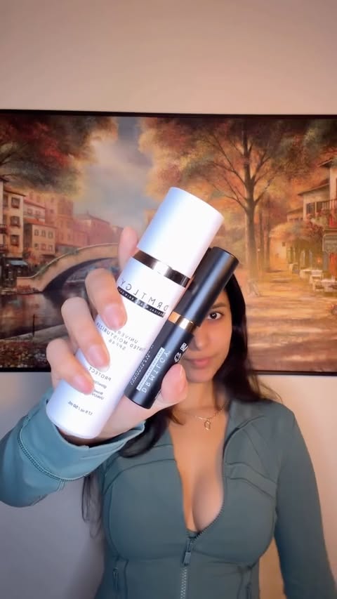 Instagram post by @crazy_gamete for DRMTLGY. Caption reads: #drmtlgypartner GRWM* Natural Gym Face using [...].