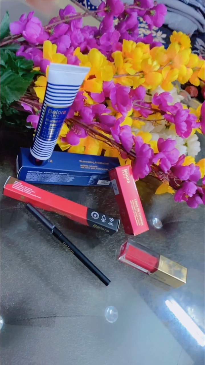 Instagram post by @amaya_ghildiyal0207 for Belora. Caption reads: Bring out the woman in you with the wide range of....