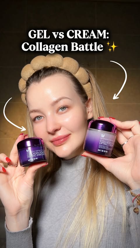 Instagram post by @creator_mdd for Mizon. Caption reads: I’ve been testing the Mizon Collagen line and I’m....