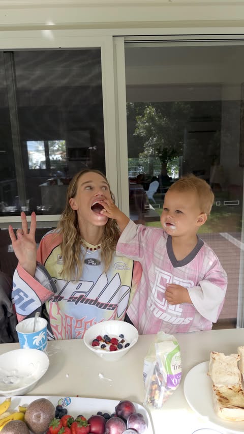 Instagram post by @ellidy_ for Cocobella. Caption reads: Home & away, we start our day with @cocobella....