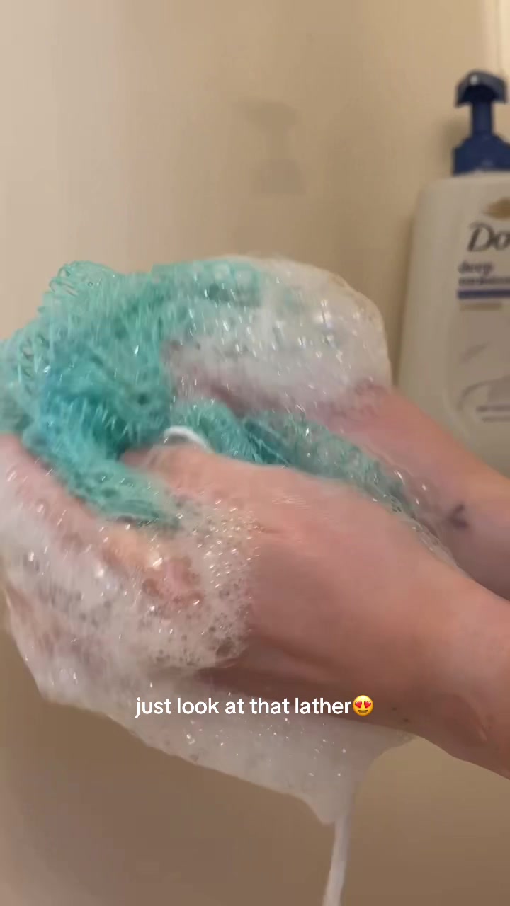 TikTok post by @sydneygammel for Practical Perfections. Caption reads: [...] the loofas away! thank you!❤️@Practical....