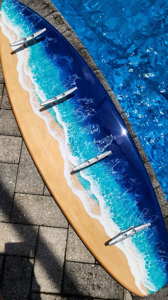 Instagram post by @craftedbyrachel for Eye Candy Pigments. Caption reads: [...] art! Enjoy the process!....