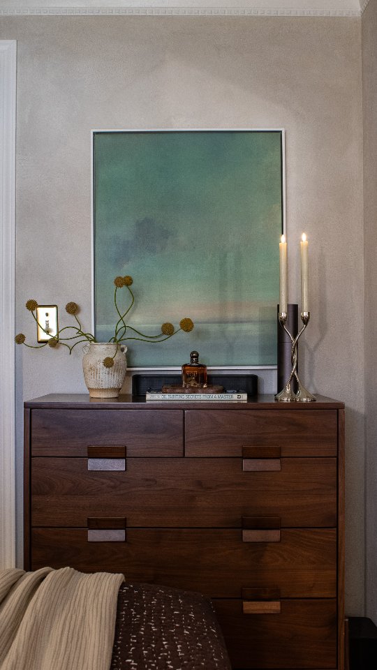 Instagram post by @casa_refined for Article. Caption reads: A few new layers and the whole room feels like a....