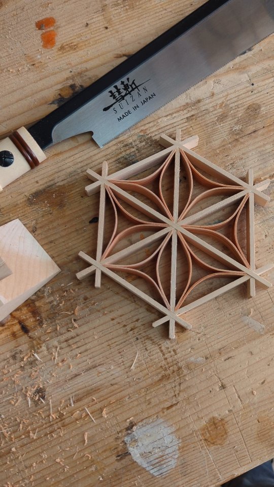 Instagram post by @jtwoodworks for SUIZAN. Caption reads: Channeling tranquil vibes with @suizan_japan! I....