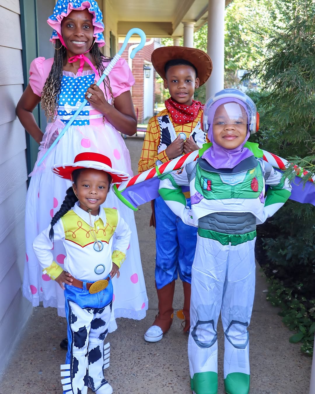 Instagram post by @delaneydreamm for Halloween Costumes. Caption reads: To infinity and beyond🚀  Swipe for a....