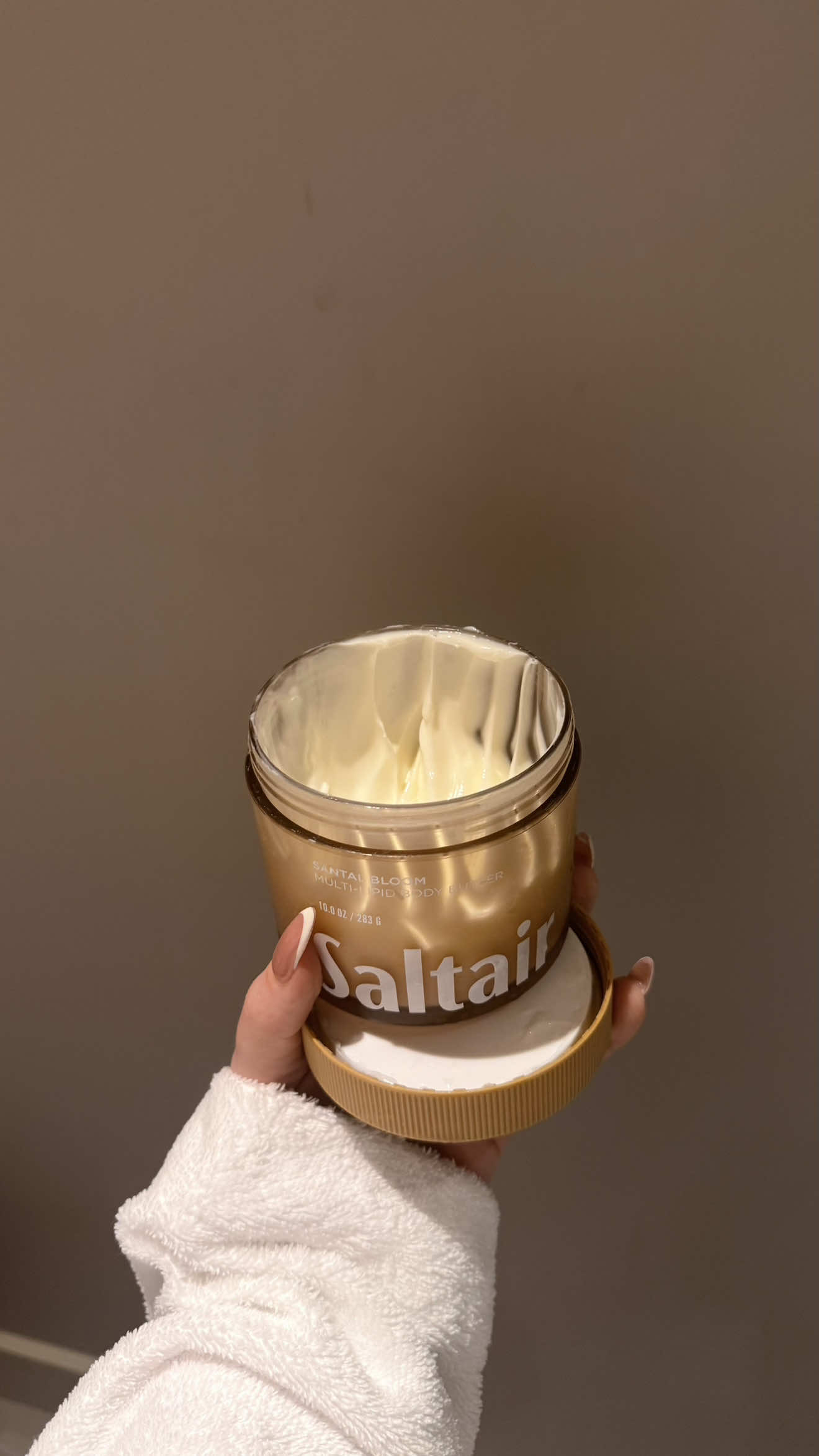TikTok post by @yourgalhann for Saltair. Caption reads: The most GORGEOUS scent combo! @LUSH  @BYREDO ....