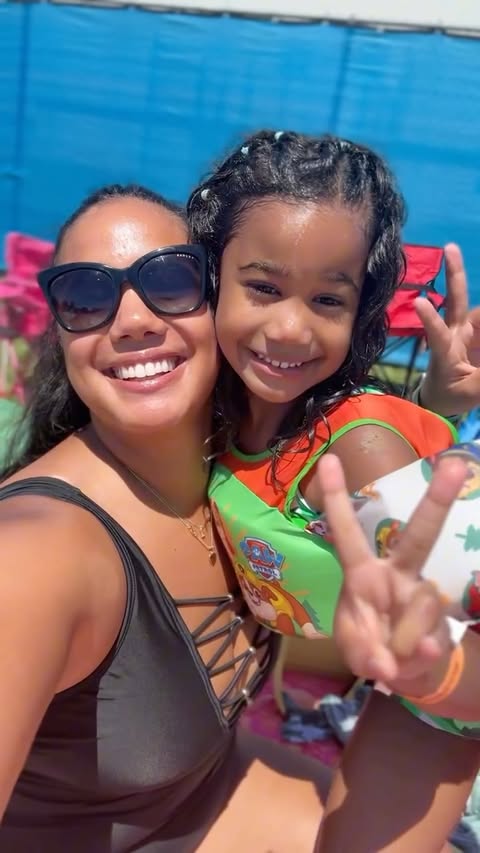 Instagram post by @kaylamarieto for Banana Boat. Caption reads: @bananaboatca Kids SmartMist SPF 50+ makes [...].