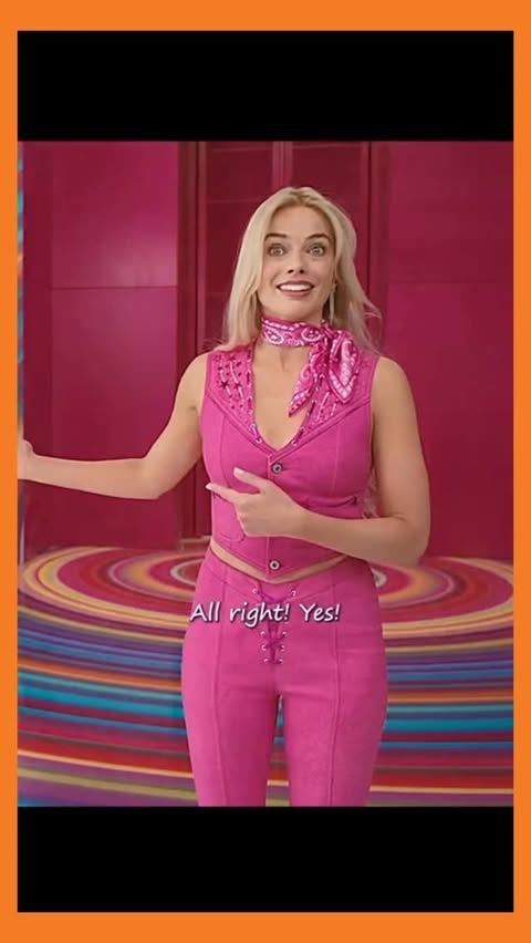 Instagram post by @filmcharlie_ for Apple TV. Caption reads: "Barbie" - Movie(2023)☝️🎬

Barbie follows a....