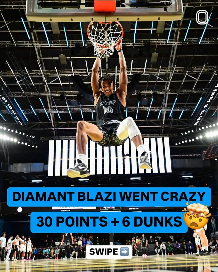Instagram post by @coldhearts for National Guard. Caption reads: What a night for our guy 💎🩵 @diamant.blazi....
