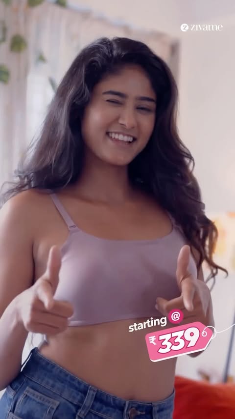 Instagram post by @prathadhage for Zivame. Caption reads: [...] look and feel. 🤍 I’ve been loving these....