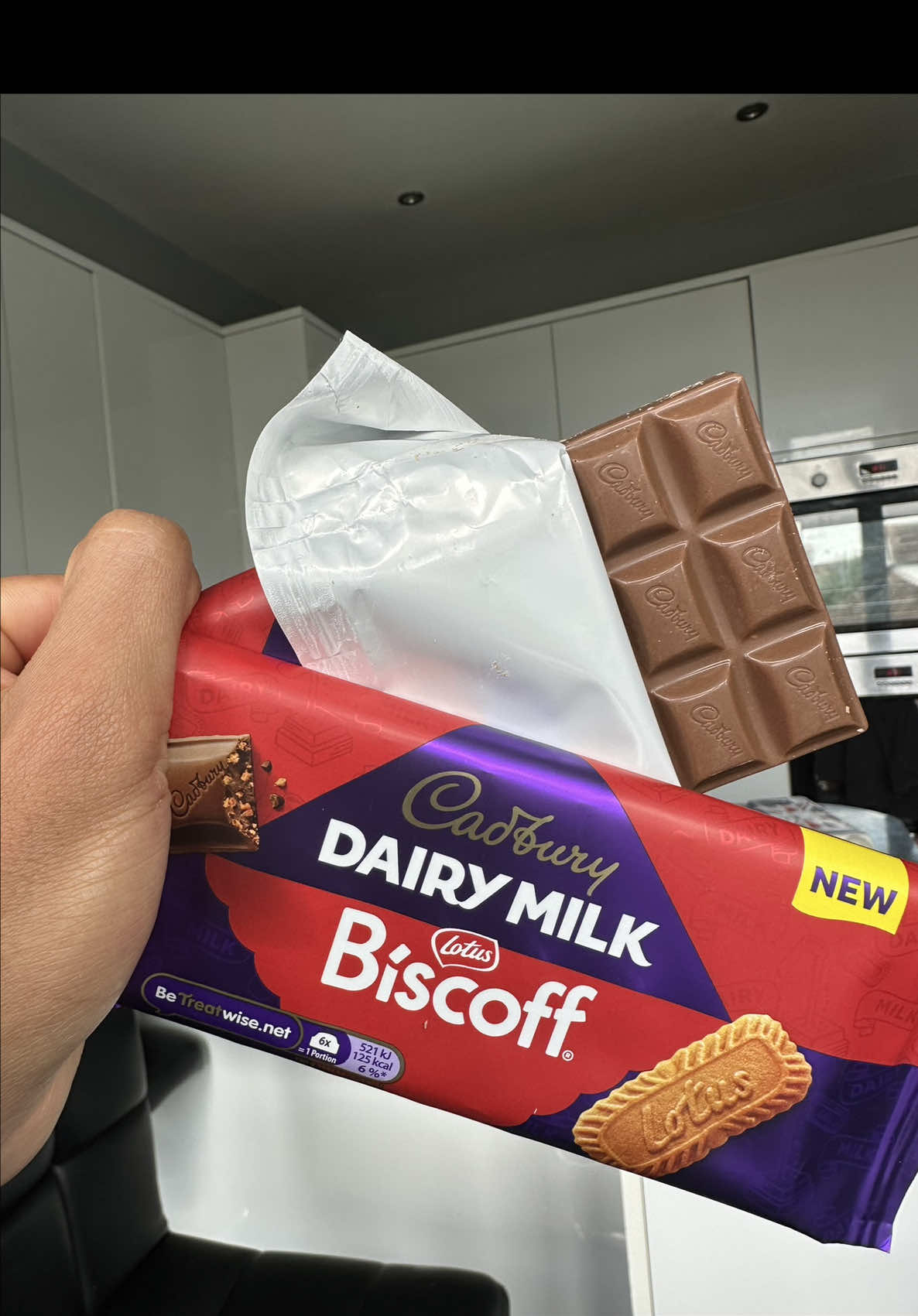 TikTok post by @aaron_simpson_ for Cadbury. Caption reads: [...] to snacking we're covered with the....