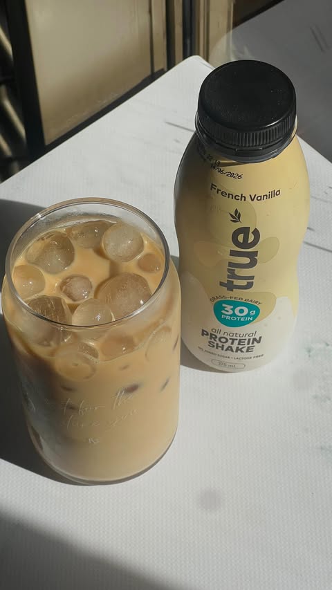 Instagram post by @kizactivelife for True Protein. Caption reads: [...] 🤤🤍 I can’t get over how good the....