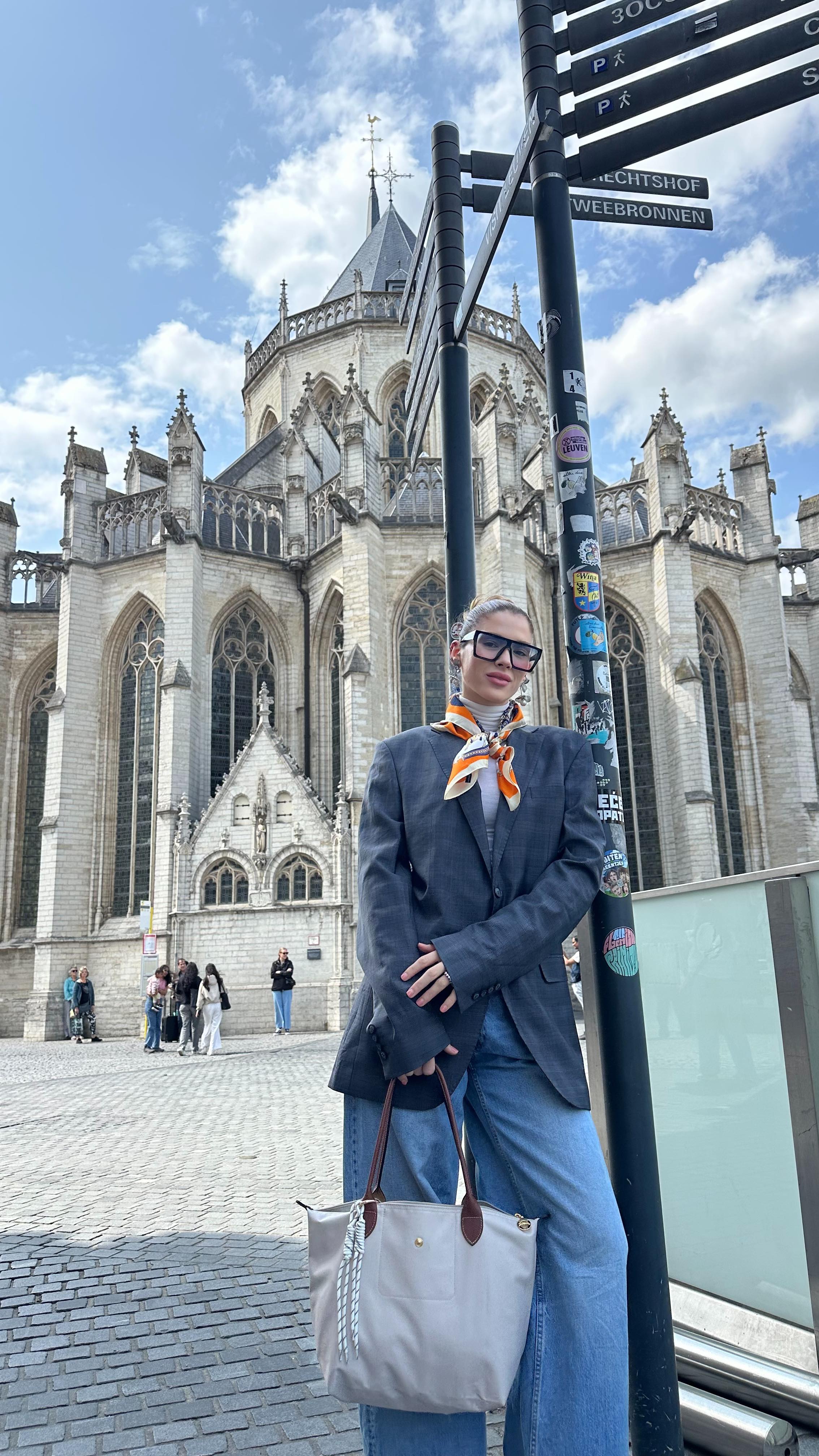 Instagram post by @aybeelition for Stella Artois. Caption reads: One of the most beautiful cities in Belgium....