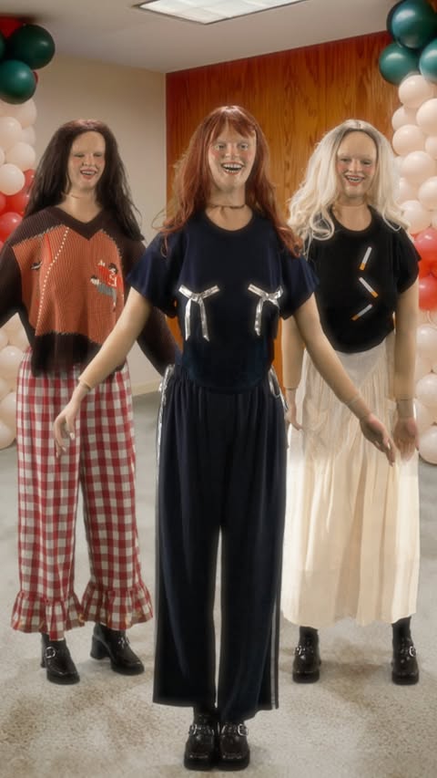 Instagram post by @joecappa for Nuuly. Caption reads: Nothing quite like a holiday party with the girls.....