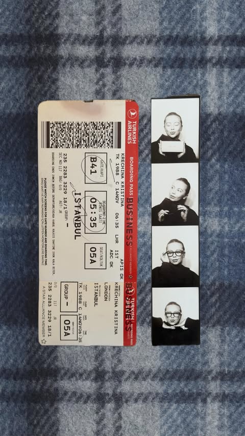 Instagram post by @kriskrechina for Turkish Airlines. Caption reads: [...] buddy took me to Istanbul. That’s....