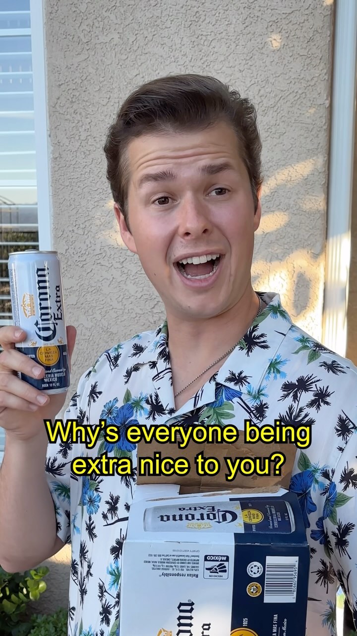Instagram post by @matt_josten for Corona USA. Caption reads: When it’s BYOB #for21plus #CoronaPartner....