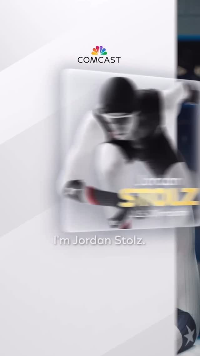 Instagram post by @stolz_jordan_ for Comcast. Caption reads: [...] of the Team USA family. ​Thankful to....